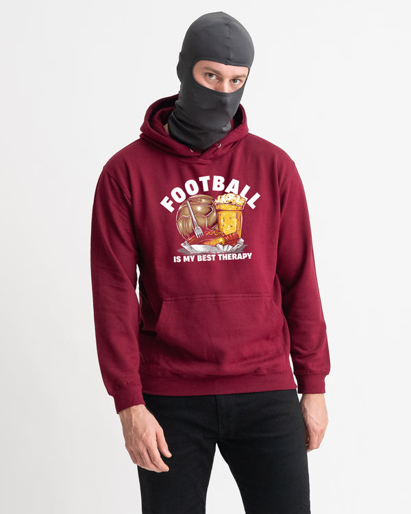 Football is my best therapy - hoodie